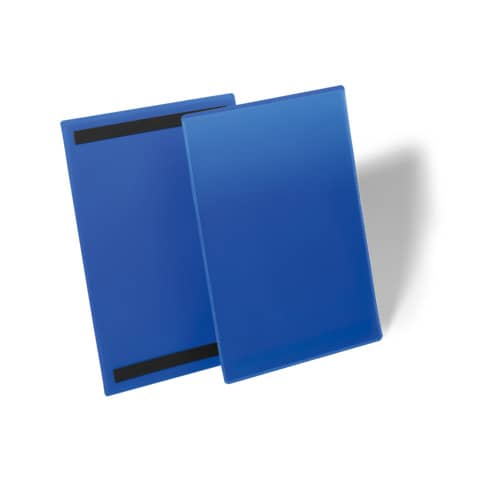 Tasche per identificazione Durable con bande magnetiche blu f.to esterno mm. 223x313- inserto A4 vert. cf. 50- 174407